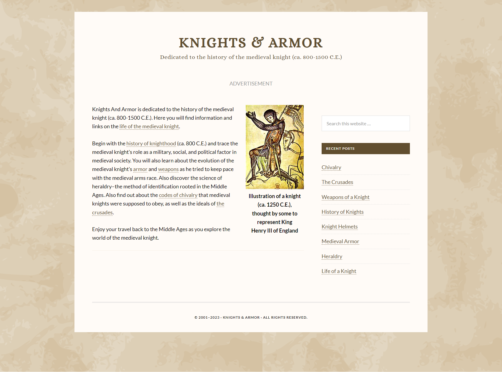 Knightsandarmor.com
